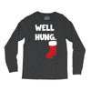 well hung endowed christmas stocking funny Long Sleeve Shirts