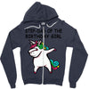 step dad of the birthday girll Zipper Hoodie