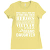 Vietnam Veteran Granddaughter Ladies Fitted T-Shirt