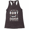 i have two titles aunt and dogmom and i rock them both Racerback Tank