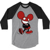 mickey mau5 3/4 Sleeve Shirt
