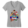 paw patrol birthday boy dad Women's V-Neck T-Shirt