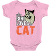 This Girl Loves Her Cat Baby Onesie
