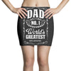 dad number one world's greatest Mini Skirts