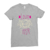 love hair stylist Ladies Fitted T-Shirt