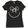 bike siley Ladies Fitted T-Shirt