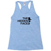 the hidden face Racerback Tank