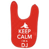 keep calm i'm a dj   mens funny Baby Bibs