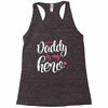Daddy is my Hero Baby Girl Racerback Tank