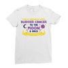 I Love Someone with Bladder Cancer to The Moon &amp; Back to Infinity Ladies Fitted T-Shirt