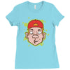 hip hop guy Ladies Fitted T-Shirt
