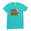 beer pong Ladies Fitted T-Shirt