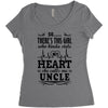 There's This Girl Who Stole My Heart She Calls Me Uncle Women's Triblend Scoop T-shirt