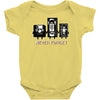 never forget casette diskette Baby Bodysuit