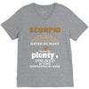 Scorpio Hated By Many Wanted By Plenty Disliked By Some Confronted By V-Neck Tee