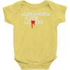 alexandria is for lovers Baby Onesie