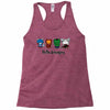 hello avengers Racerback Tank