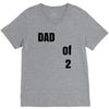 dad of 2 V-Neck Tee