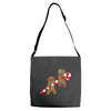 red vs green   you are dead Adjustable Strap Totes