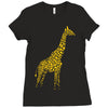 giraffe Ladies Fitted T-Shirt