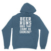 beer runs does that count as exercise funny Hoodie