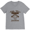 little miss fucking sunshine V-Neck Tee