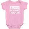 do not touch the belly maternity Baby Onesie