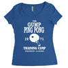 forrest gump   ping pong camp   cult film Women's Triblend Scoop T-shirt