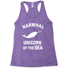 narwhals Racerback Tank