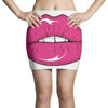 lips shiny Mini Skirts