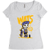 wat skateboard Women's Triblend Scoop T-shirt