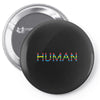 human Pin-back button