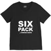 six pack coming soon mens V-Neck Tee