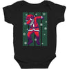 santa claus dabbing Baby Bodysuit
