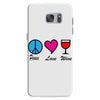 peace love wine Samsung Galaxy S7