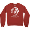 without a moustache einstein proud hirsute mustachioed grooming Crewneck Sweatshirt