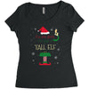 i'm not short i'm just a tall elf Women's Triblend Scoop T-shirt