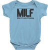 milf  man i love fishing Baby Onesie