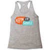 it simple Racerback Tank