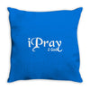 i pray 2 god Throw Pillow