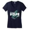 We Have This Hope As An Anchor For The Soul Women's V-Neck T-Shirt