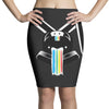 Killerbunny2007 Rainbow Overflow Pencil Skirts