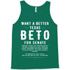 want a better texas Tank Top