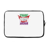 straight outta arkham Laptop sleeve
