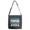 papa pompier Adjustable Strap Totes