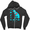 t rex diet Zipper Hoodie