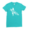 mens surfing Ladies Fitted T-Shirt