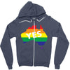 Vote Yes Australia Zipper Hoodie