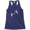 swan kick Racerback Tank