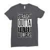 fortnite tilted towers Ladies Fitted T-Shirt